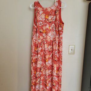 Loft floral maxi dress